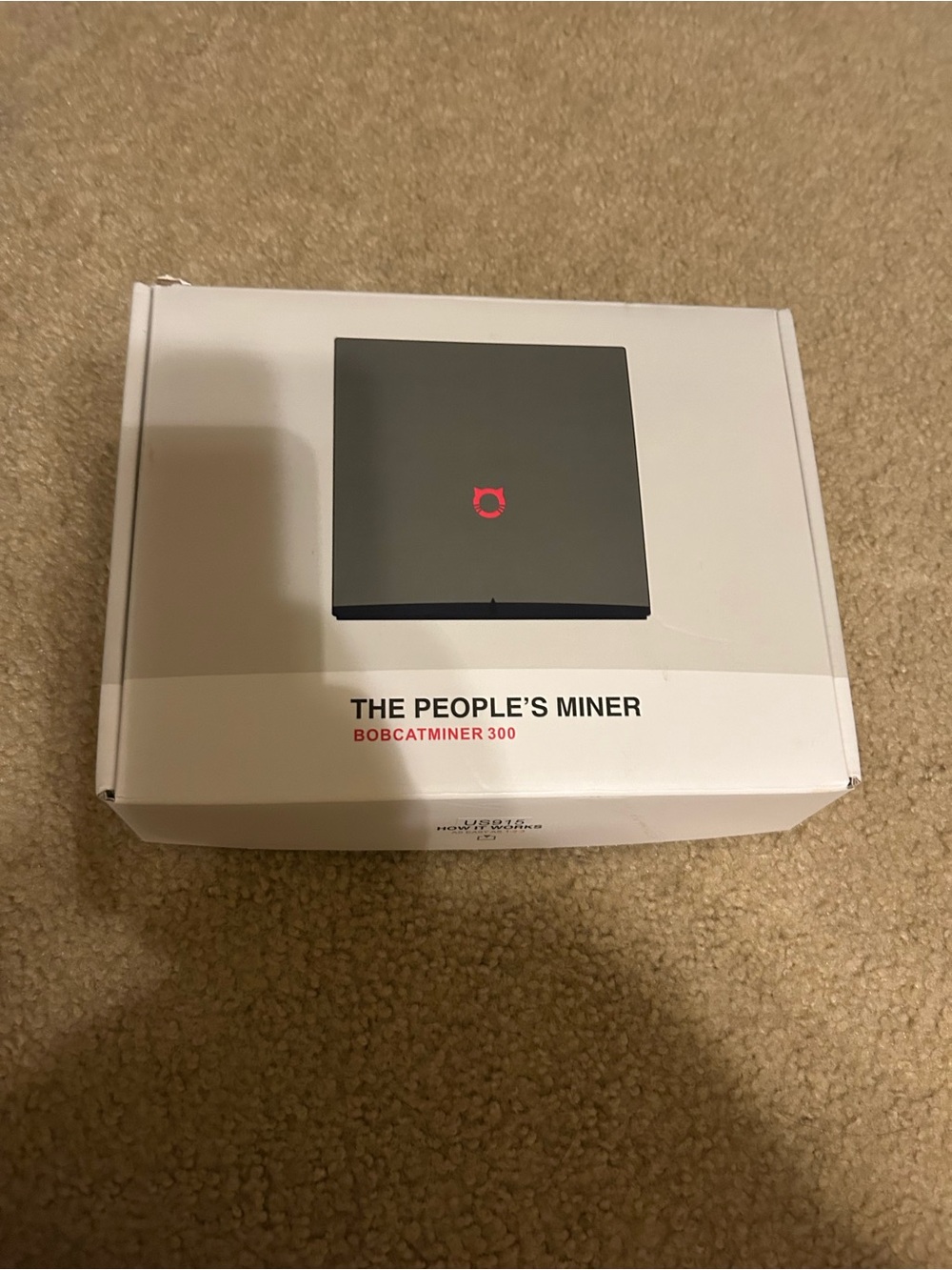 New THE PEOPLE'S MINER Bobcat Miner 300 - White Box